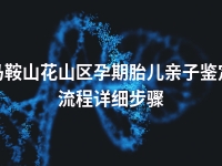 马鞍山花山区孕期胎儿亲子鉴定流程详细步骤