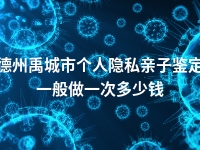 德州禹城市个人隐私亲子鉴定一般做一次多少