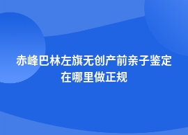 赤峰巴林左旗无创产前亲子鉴定基因检测地址