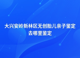 大兴安岭新林区做无创胎儿亲子鉴定去哪里正